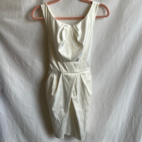 Love Tease Dresses & Skirts - Love Tease ivory satin-look dress, size 7